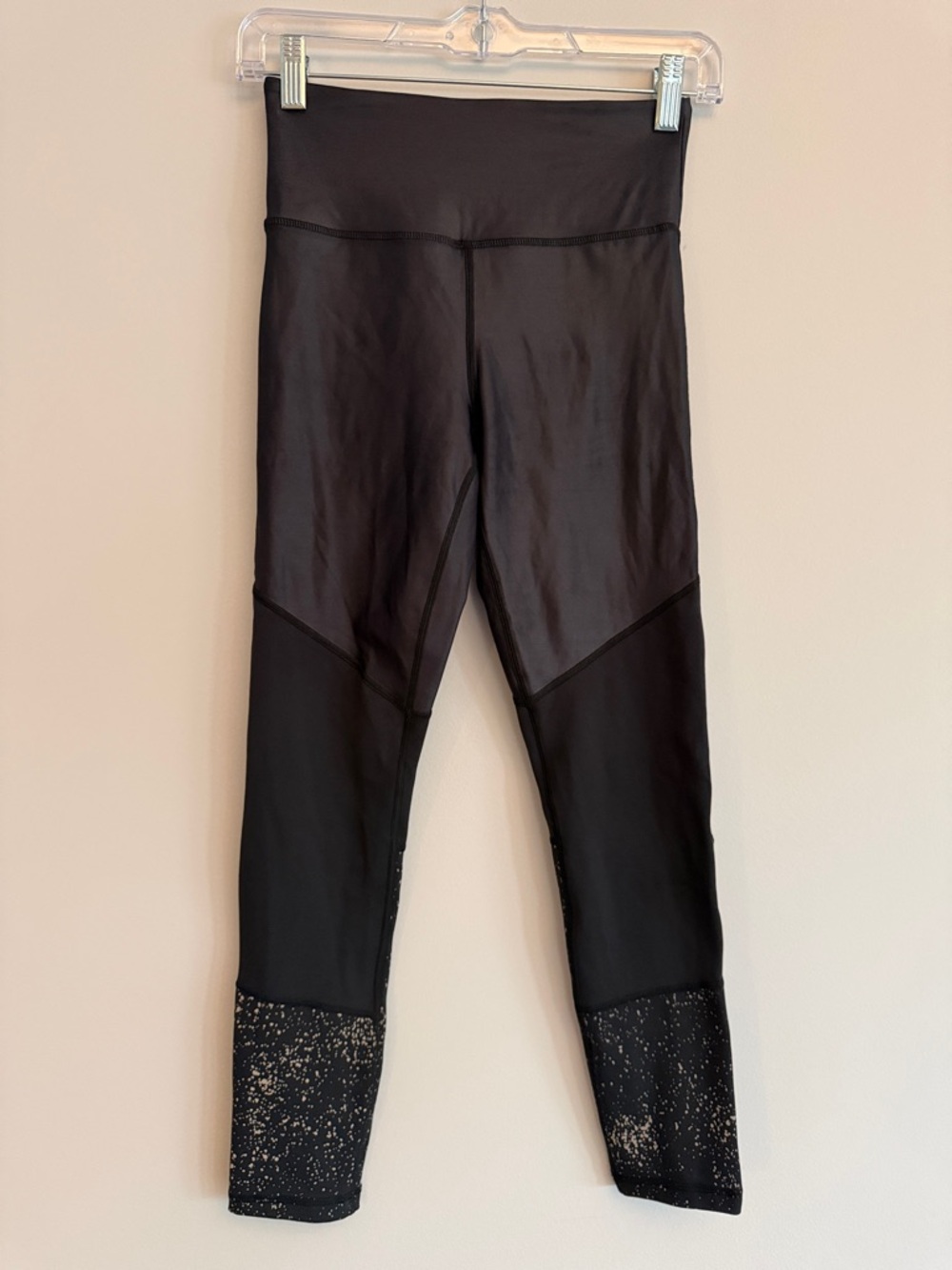Zyia Active Black Reflective Metallic Light N Tight High Rise Leggings 4 - Picture 3 of 12